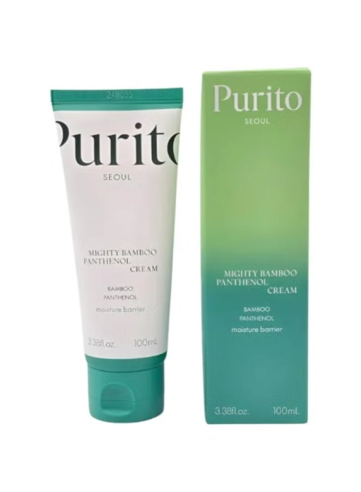 بوريتو Mighty Bamboo Panthenol كريم ، كريم غلو ، إصلاح حاجز الجلد ، لجميع أنواع البشرة ، مرطب الوجه اليومي ، والجلد الزجاجي ، نباتي ، العناية بالبشرة الكورية 100 مل - Image 1